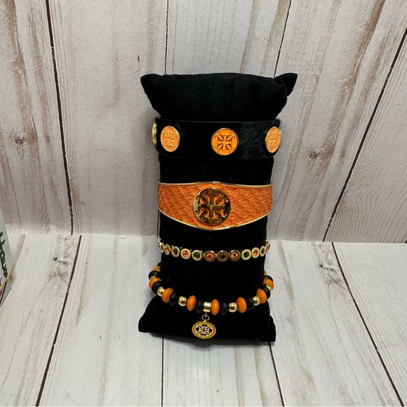 SOLD!! Rustic Cuff Orange & Black Game Day Bracelets Oklahoma State - Picture 2 of 16